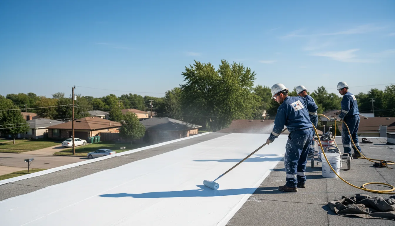 Commercial roof coating in Force, PA near me